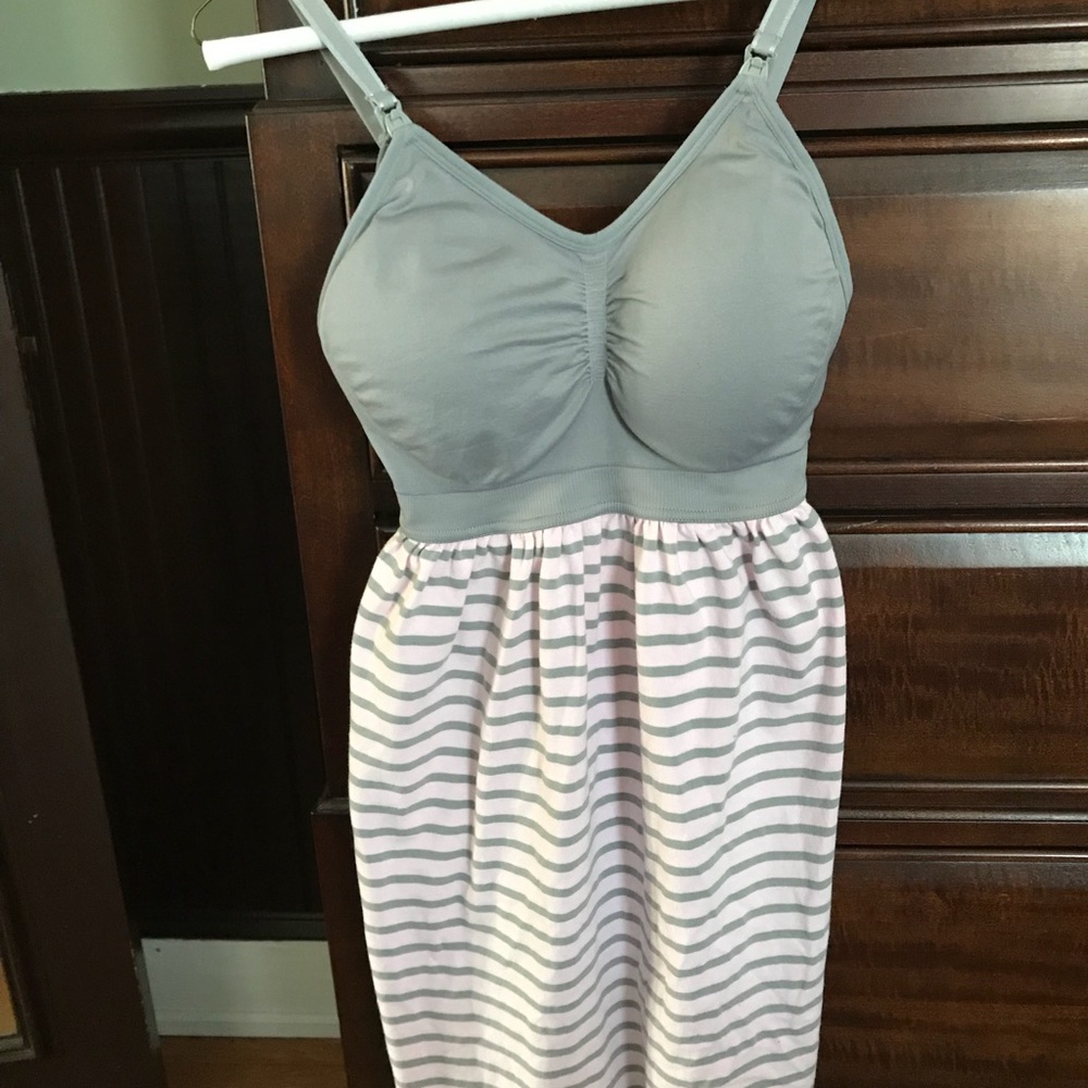 Maternity Breastfeeding NightGown